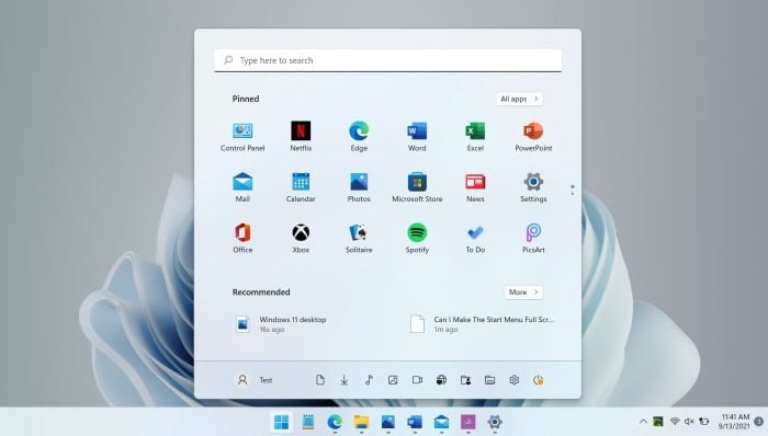 Posso fazer o menu Iniciar em tela cheia no Windows 11? 1 Posso fazer o menu Iniciar em tela cheia no Windows 11?