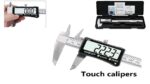Calibre digital de aço inoxidável de 150 mm IP54 à prova de refrigerante Visor LCD de tela cheia
