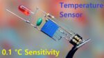 Como fazer um sensor de temperatura de alta precisão / LM358 0,1 °C Sensibilidade