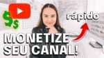 DESAFIO: MONETIZAÇÃO DO YOUTUBE MAIS RÁPIDO