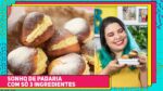 Faça SONHO DE PADARIA com só 3 INGREDIENTES sem farinha e sem fritura! Receita MUITO fácil | RM 704