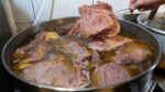 Muita carne! Macarrão de arroz chadolyangji do mestre de macarrão de arroz / melhor macarrão de arroz da coreia – comida de rua coreana