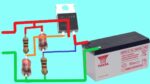 Novo circuito do carregador de bateria de 12 volts / corte automático / sem IC – sem relé
