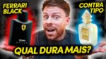 Qual PERFUME DURA MAIS na Pele? FERRARI BLACK vs. CONTRATIPO