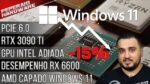 Resumão – Windows 11 capando AMD / Perf RX 6600 / GPU Intel adiada / AMD “acabou” / RTX 3090 Ti 450W
