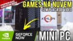 Testando o GeForce Now! Games pesados via Streaming em um PC humilde (Athlon 3000G, Vega 3, 4GB RAM)