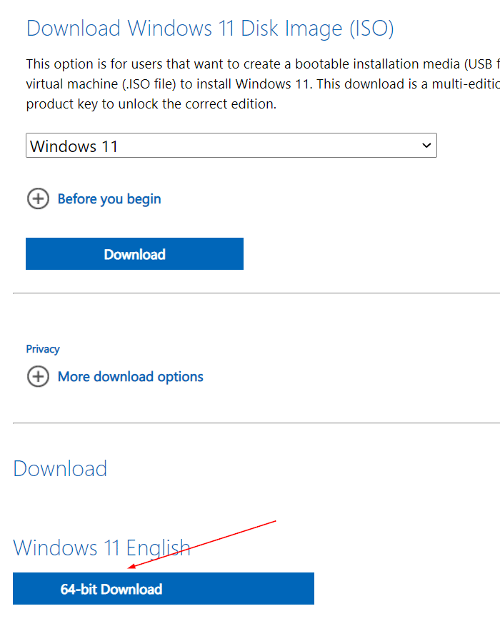 Baixe o Windows 11 ISO diretamente da Microsoft