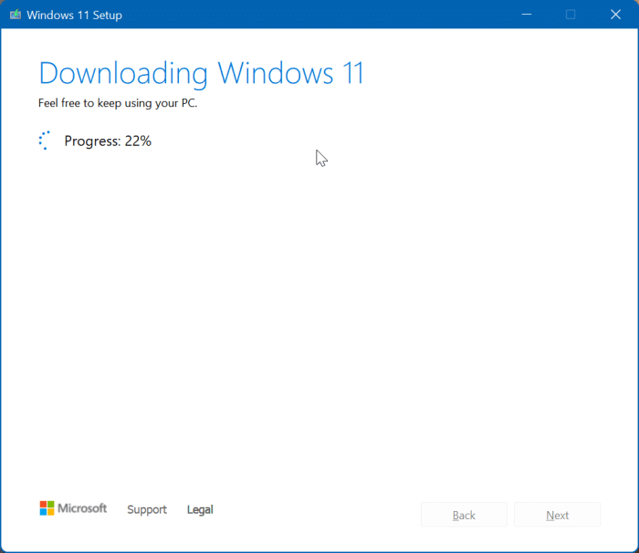 Use a ferramenta de criação de mídia para baixar o Windows 11 ISO