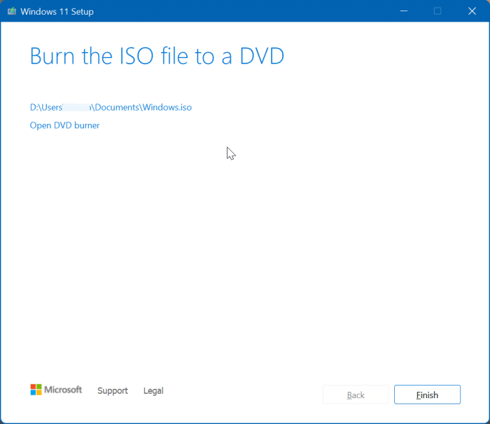 Use a ferramenta de criação de mídia para baixar o Windows 11 ISO