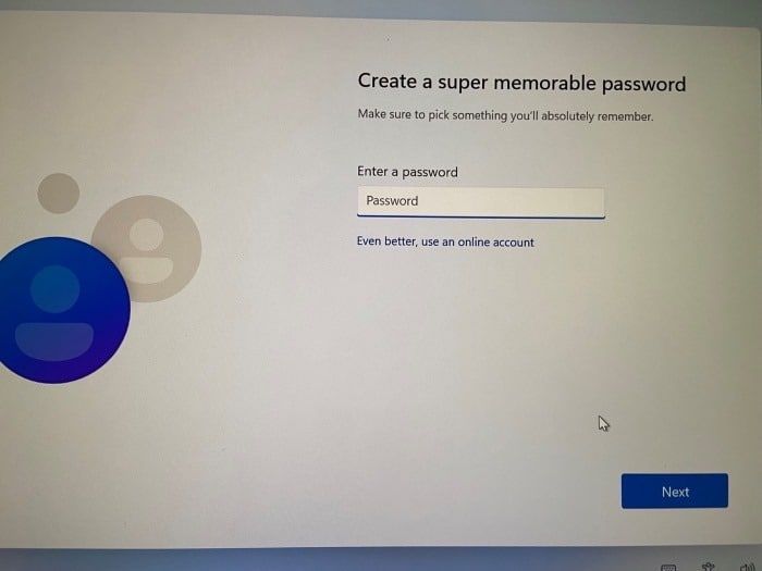 Crie uma conta local durante a instalação do Windows 11