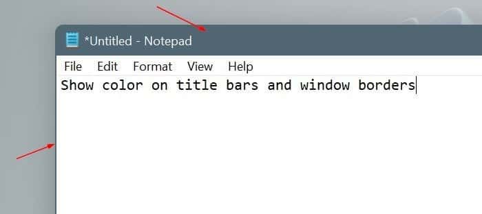 Como mostrar cores nas barras de título no Windows 11