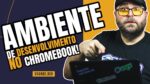CHROMEBOOK e CHROME OS rodando o Visual Studio Code liso!