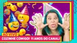 Cozinhe comigo AO VIVO no ANIVERSÁRIO DO CANAL! Receitas para o jantar completo de Aniversário