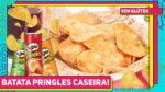 Faça BATATA PRINGLES em Casa gastando pouco e RENDE MUITO | Receita de Batata Chips Pringles | RM707