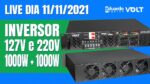Super Novidade: Inversor OffGrid 1000W + 1000W 127V e 220V | VOLT