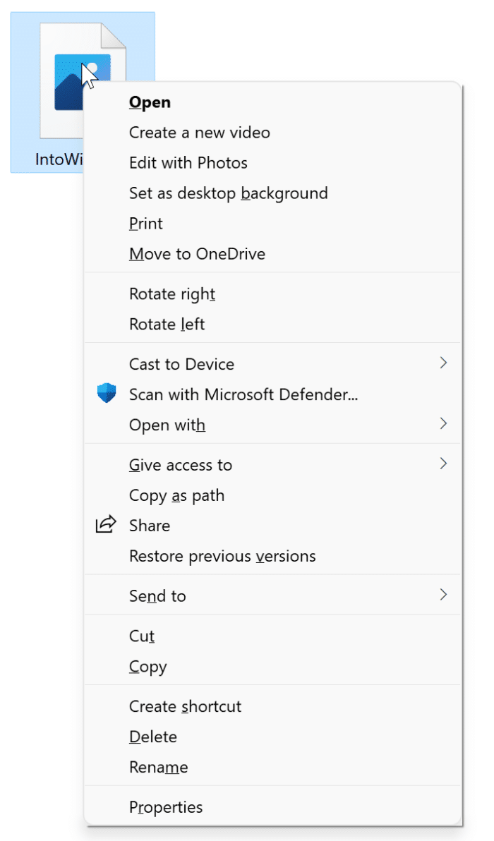Como ativar o menu de contexto antigo no Windows 11