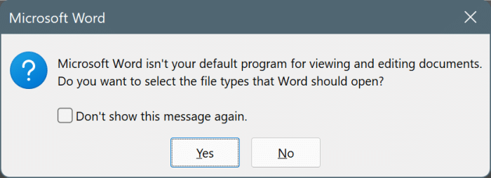 Como definir o Office Word e Excel como padrão no Windows 11 1 Como definir o Office Word e Excel como padrão no Windows 11