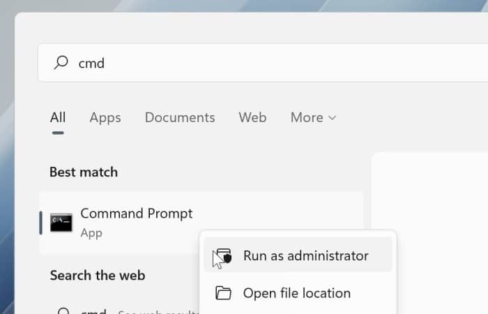 Desinstale widgets do Windows 11 usando o prompt de comando