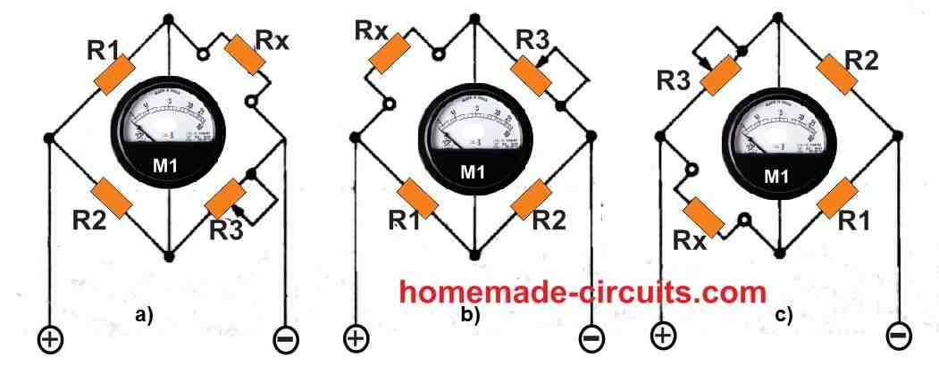 Variações na Ponte Wheatstone