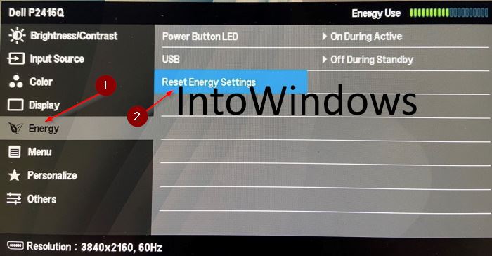 Correção: o monitor da Dell não acorda do modo de suspensão 1 Redefinir as configurações de energia do monitor Dell