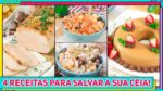 4 RECEITAS PARA SALVAR SUA CEIA DE NATAL! Receitas fáceis e rápidas para fazer de última hora!