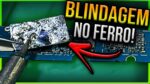 Como Remover Blindagem de Placa de Celular Com Ferro de Solda! (Muito Fácil)