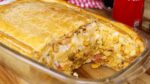 EMPADÃO CREMOSO DE PALMITO COM BACON | Massa que derrete na boca | ESPECIAL DE NATAL