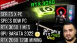 Resumão – RTX 2060 12GB mineração / GPU barata 2022 / Placa SeriesX PC / Specs God of War / RTX 3050