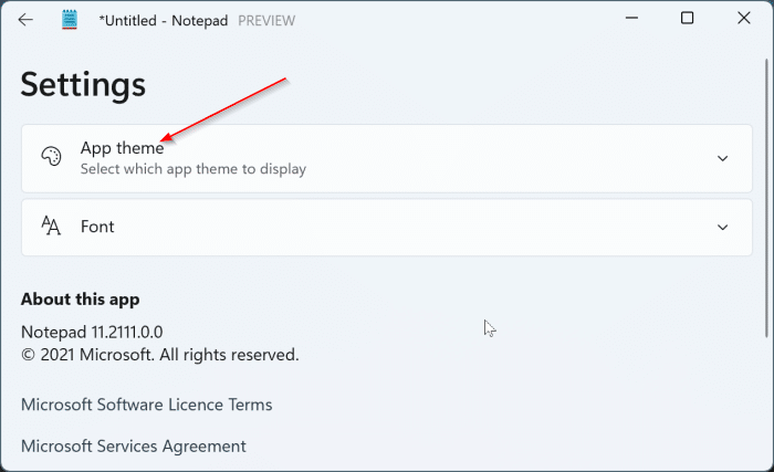 Como ativar o modo escuro no bloco de notas no Windows 11 5 Habilite o modo escuro do Bloco de Notas de dentro do aplicativo no Windows 11