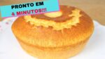 BOLO SIMPLES E SUPER ECONÔMICO FICA PRONTO EM 4 MINUTOS!!!