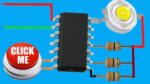Como fazer circuito dimmer led de 3 etapas – pode ser aumentado em até 10 etapas
