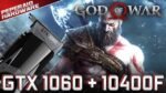 God of War PC com GTX 1060 GB, a placa mais popular da Steam! Full HD ao 4K, FSR, OC… (+I5 10400F)