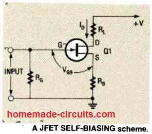 ‎JFET Auto-tendencioso‎