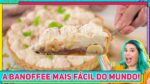 A BANOFFE MAIS FÁCIL DO MUNDO! Receita da Torta mais desejada do Brasil | Banoffe de Banana | RM728