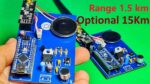 Como fazer Walkie Talkie sem fio usando Arduino em casa / Alcance de 1,5 km / Alcance opcional de 15 km