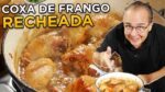 Coxa de Frango Recheada do Chef Taico