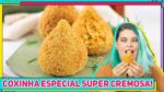 COXINHA COM MASSA QUE DERRETE NA BOCA e SUPER levinha! Receita de Coxinha de Batata Doce | RM730