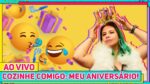 FIZ O MEU JANTAR DE ANIVERSÁRIO AO VIVO! Chicken Biryani, Drink Indiano e Mousse de Chocolate Fácil