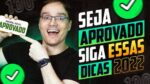 SIGA ESSAS DICAS E PASSE EM QUALQUER CONCURSO PÚBLICO EM 2022