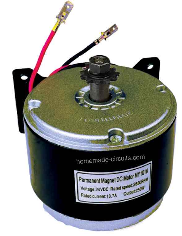 Especificações do motor