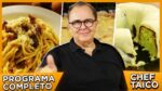 Lembranças com água na boca – Batata Gratinada / Espaguete Carbonara / Bolo de Limão – Chef Taico