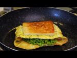 OMELETE COM PÃO DE FORMA LANCHE ECONÔMICO E DELICIOSO