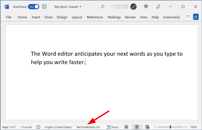 Como desativar a previsão de texto no Office Word 1 Como desativar a previsão de texto no Office Word