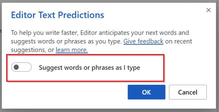 Como desativar a previsão de texto no Office Word 7 Como desativar a previsão de texto no Office Word