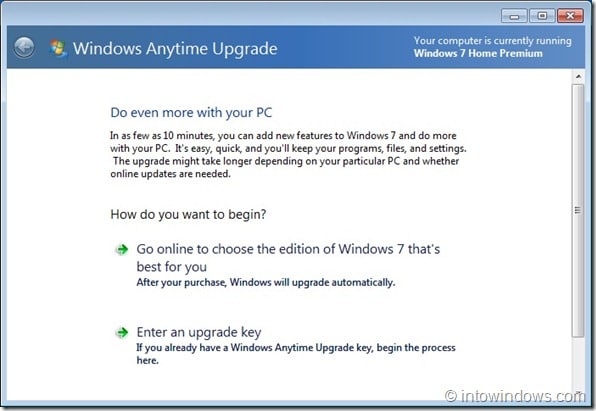 Atualizar o Windows 7 Home Premium para profissional