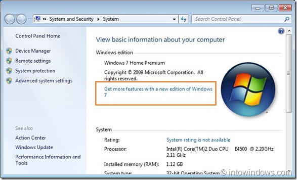 Atualizar o Windows 7 Home Premium para profissional
