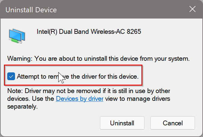 Reinstale o driver Wi-Fi do Windows 11 por meio do Gerenciador de dispositivos