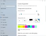 Como alterar o tamanho e a cor do ponteiro do mouse no Windows 10