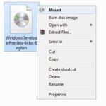 Como montar arquivos ISO no Windows 10/8.1