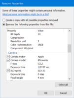 Como remover informações pessoais de fotos no Windows 10